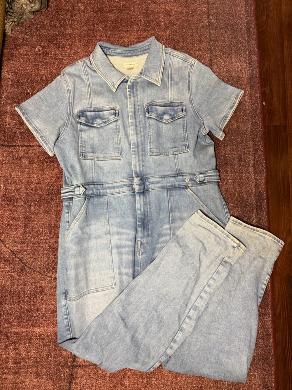Good American Denim Jumpsuit